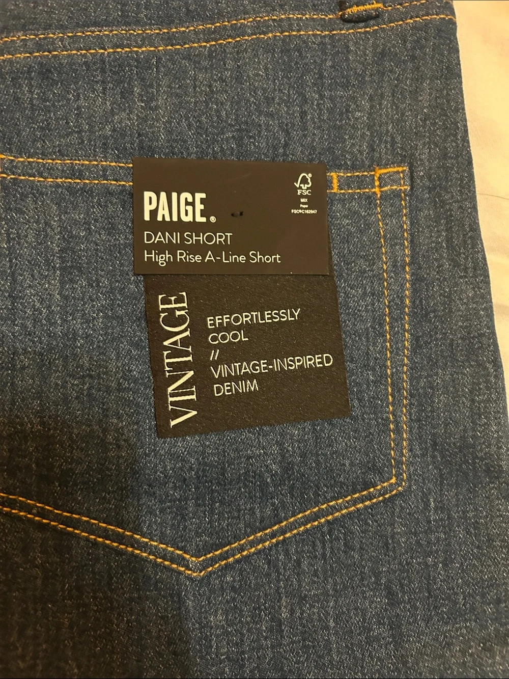 PAIGE denim shorts NWT